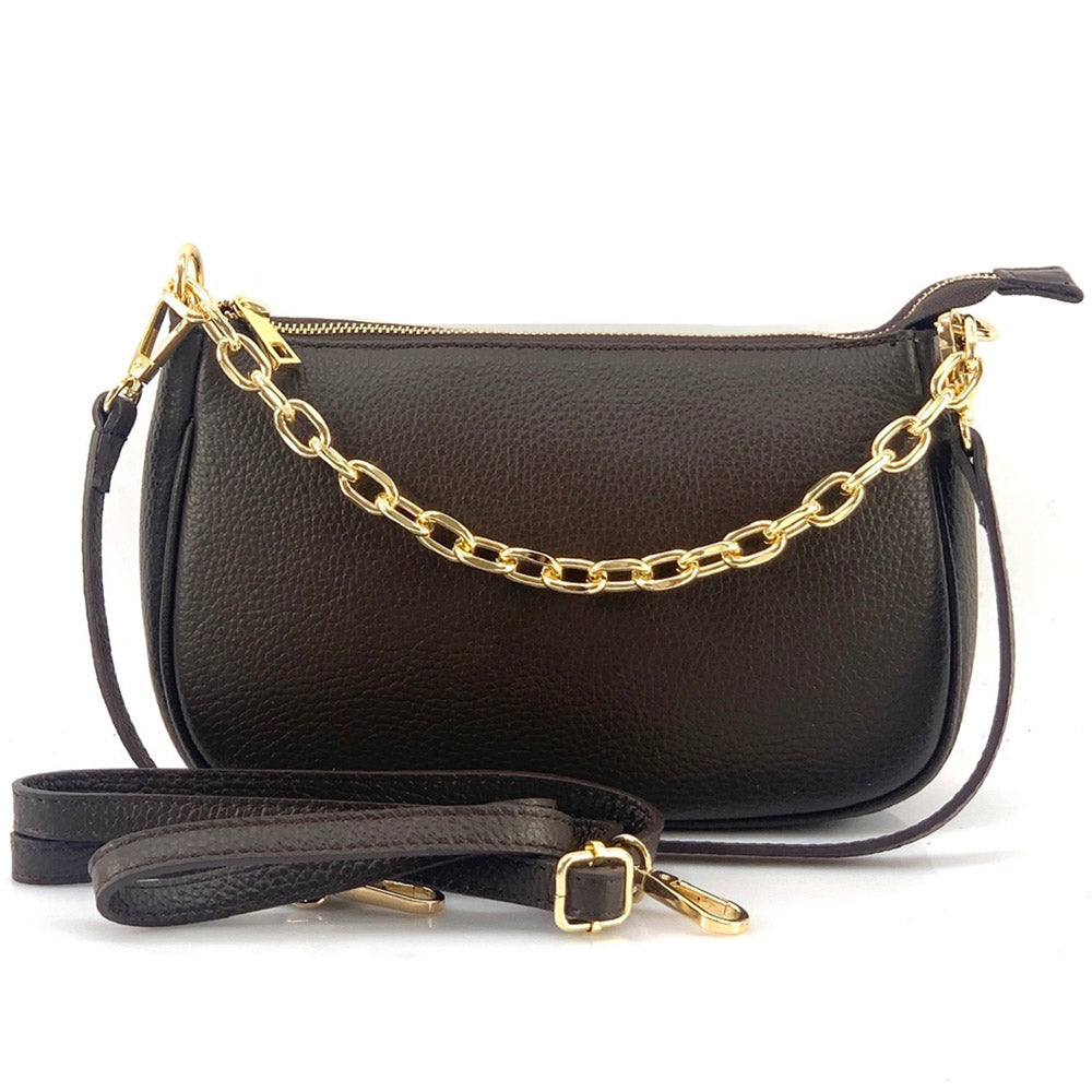Gillian leather cross bag - Made In Italy
