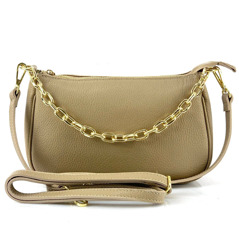 Gillian leather cross bag - Made In Italy