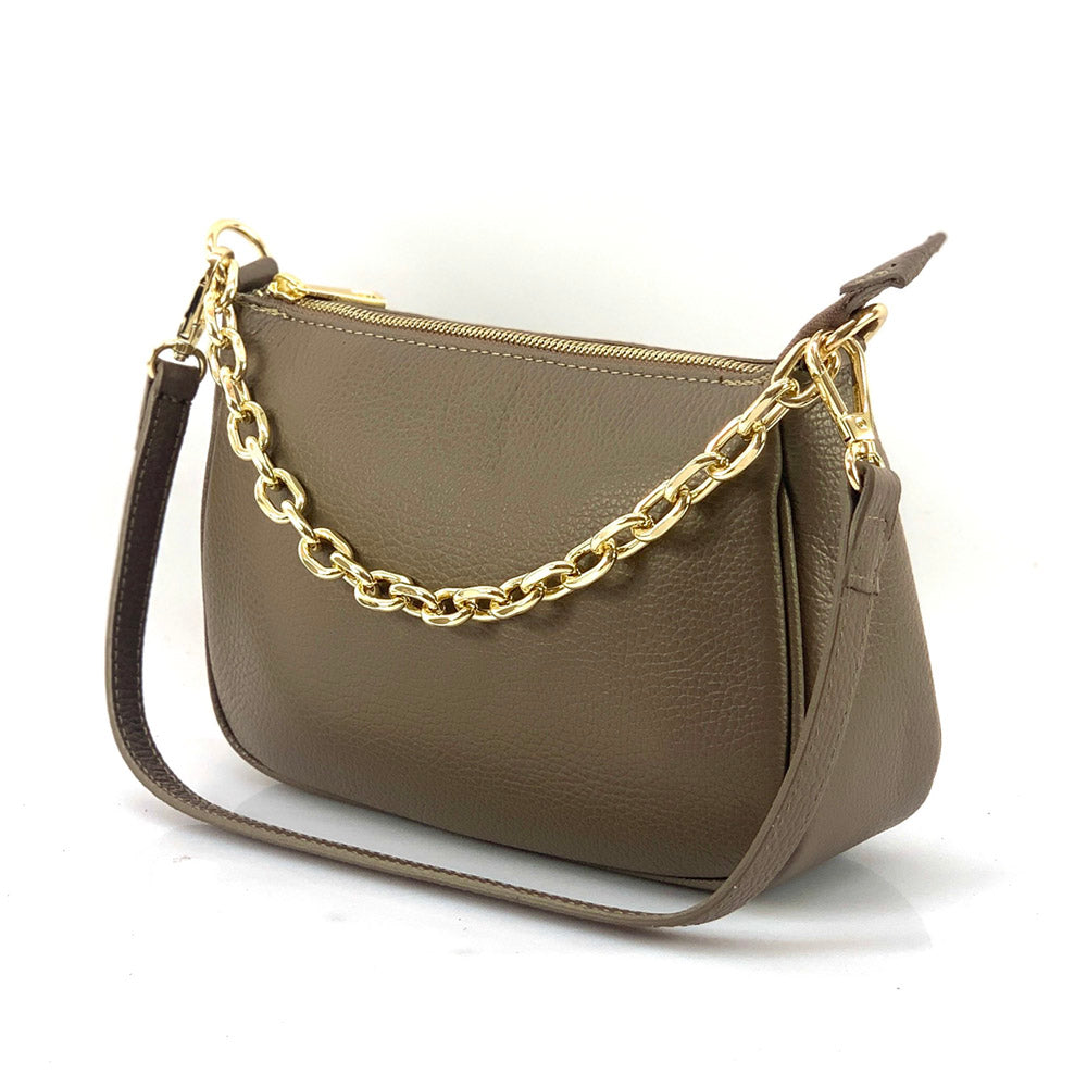 Gillian leather cross bag - Made In Italy