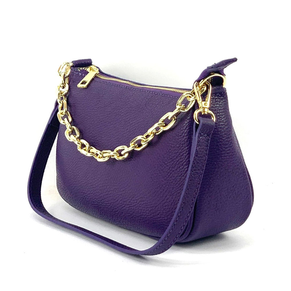 Gillian leather cross bag - Made In Italy