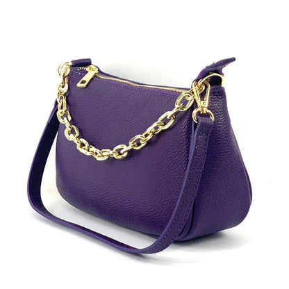 Gillian leather cross bag - Made In Italy