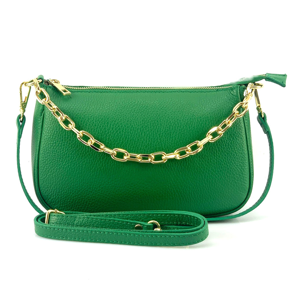 Gillian leather cross bag - Made In Italy