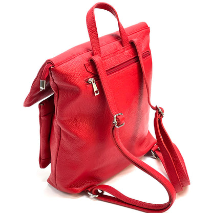 Alex Backpack in leather - Made In Italy