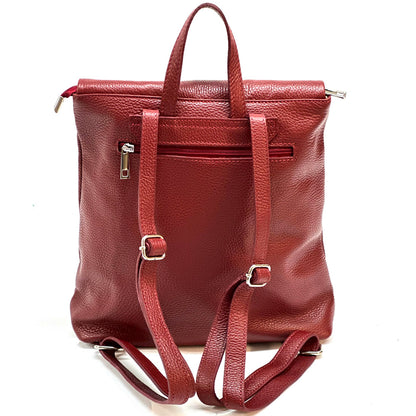 Alex Backpack in leather - Made In Italy