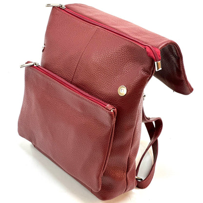 Alex Backpack in leather - Made In Italy