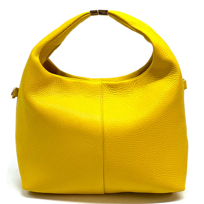 Nano Leather Handbag - Made In Italy