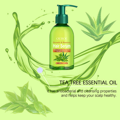 OUHOE Hair Care Tea Tree Essential Oil Improves Dry Split Ends And Nourishes Hair Leave-In Essential Oil