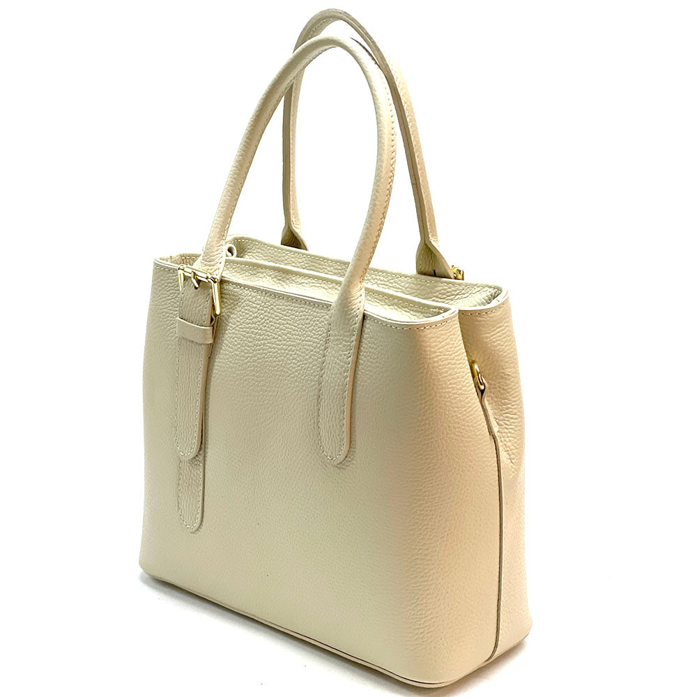 Kentia Leather Shoulder Bag - Made In Italy