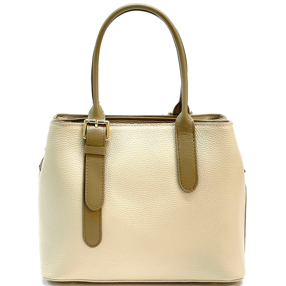 Kentia Leather Shoulder Bag - Made In Italy