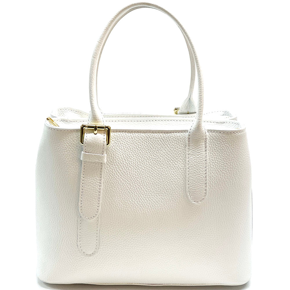 Kentia Leather Shoulder Bag - Made In Italy