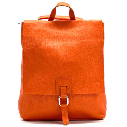 Bethany Italian Leather Backpack - Made In Italy