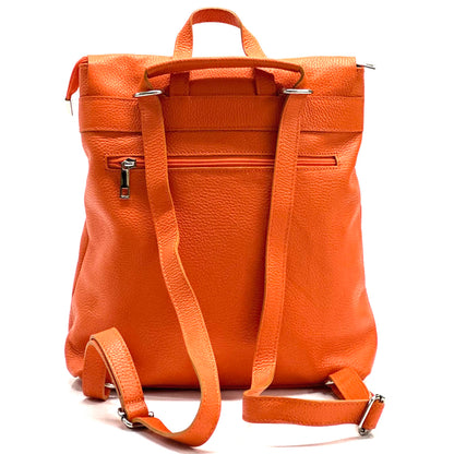 Bethany Italian Leather Backpack - Made In Italy