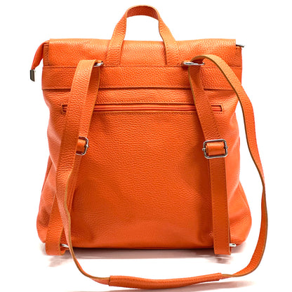 Bethany Italian Leather Backpack - Made In Italy