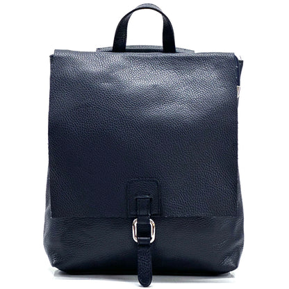 Bethany Italian Leather Backpack - Made In Italy