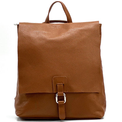 Bethany Italian Leather Backpack - Made In Italy