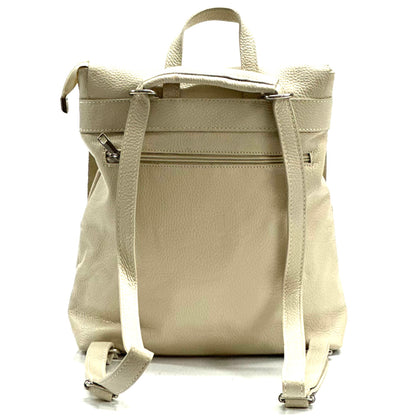 Bethany Italian Leather Backpack - Made In Italy