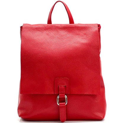 Bethany Italian Leather Backpack - Made In Italy