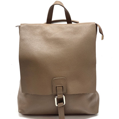 Bethany Italian Leather Backpack - Made In Italy