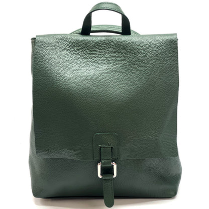 Bethany Italian Leather Backpack - Made In Italy