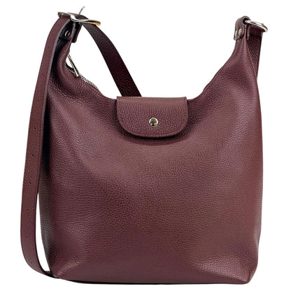 Berri Leather Shoulder Bag - Made In Italy