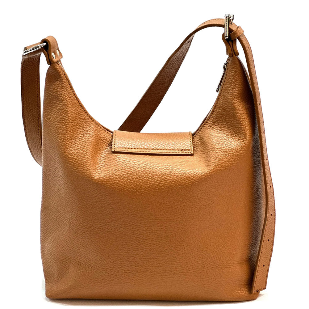 Berri Leather Shoulder Bag - Made In Italy