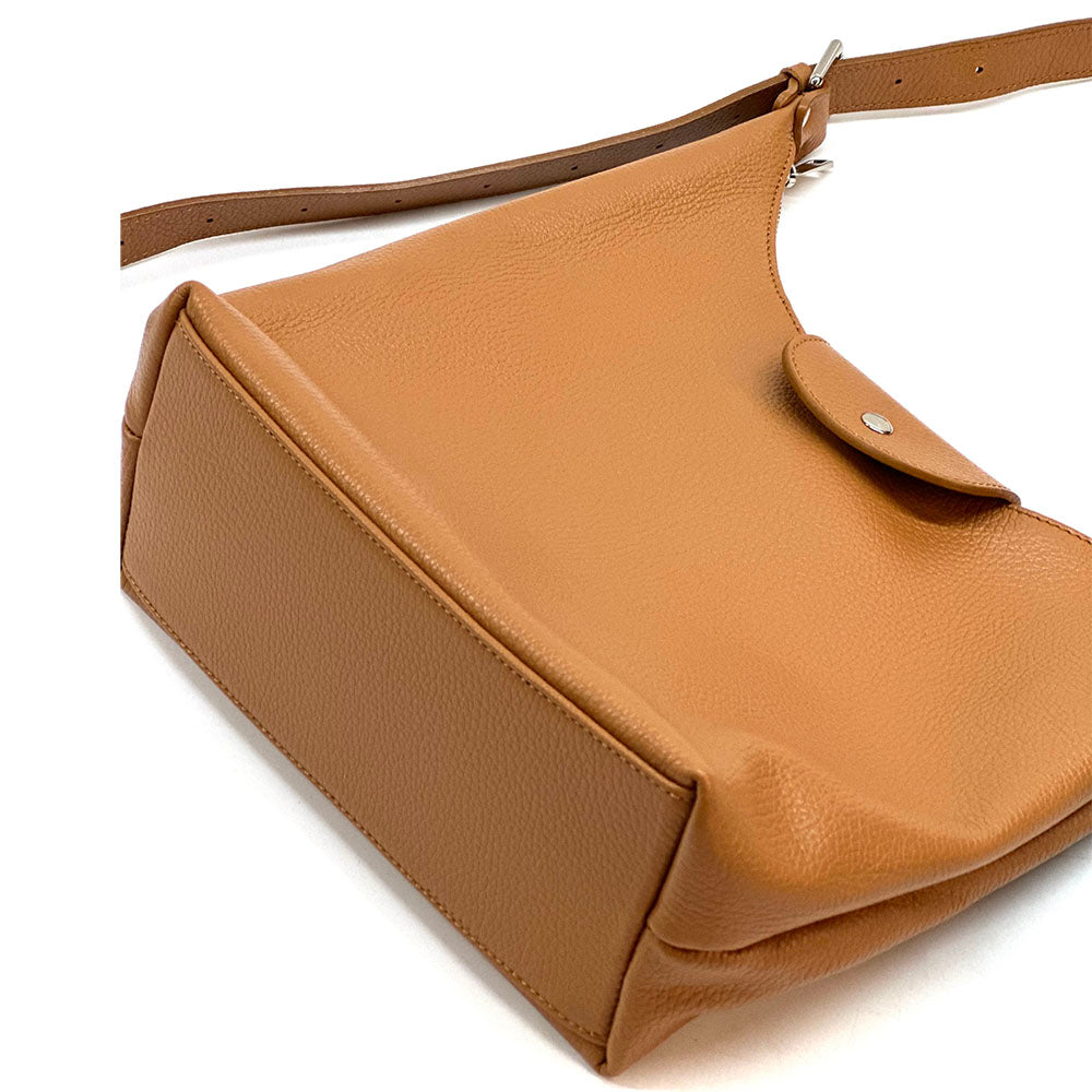 Berri Leather Shoulder Bag - Made In Italy