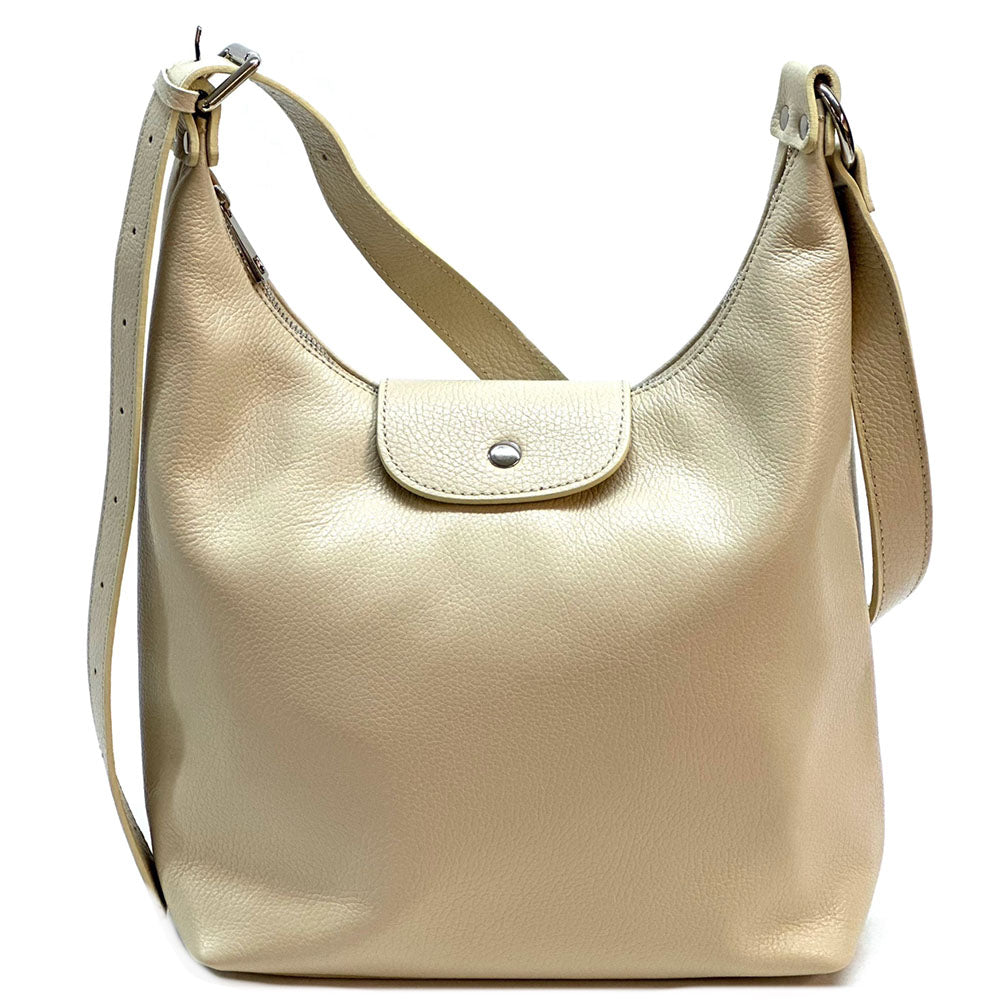 Berri Leather Shoulder Bag - Made In Italy