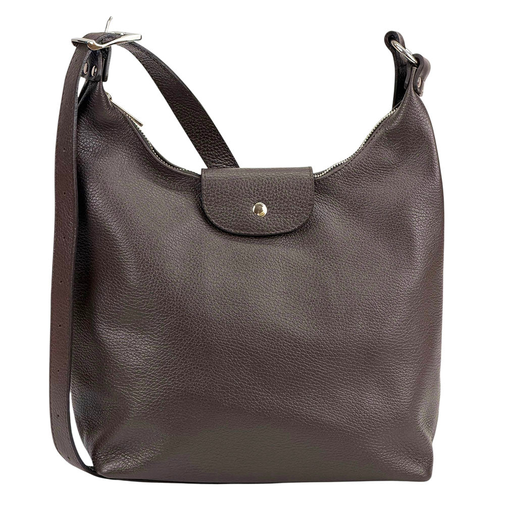Berri Leather Shoulder Bag - Made In Italy