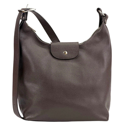 Berri Leather Shoulder Bag - Made In Italy