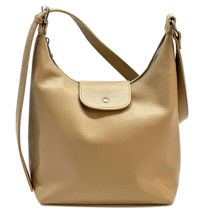 Berri Leather Shoulder Bag - Made In Italy