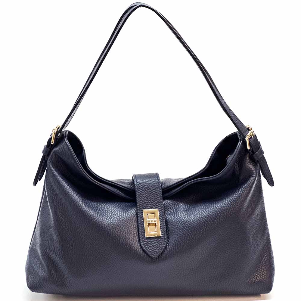 Carmina Leather Shoulder Bag - Made In Italy