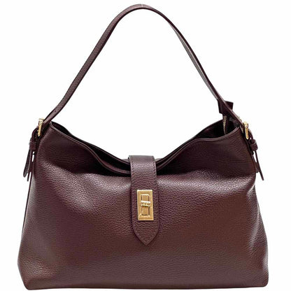 Carmina Leather Shoulder Bag - Made In Italy