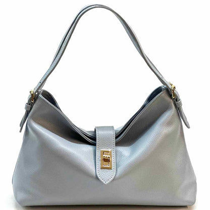 Carmina Leather Shoulder Bag - Made In Italy