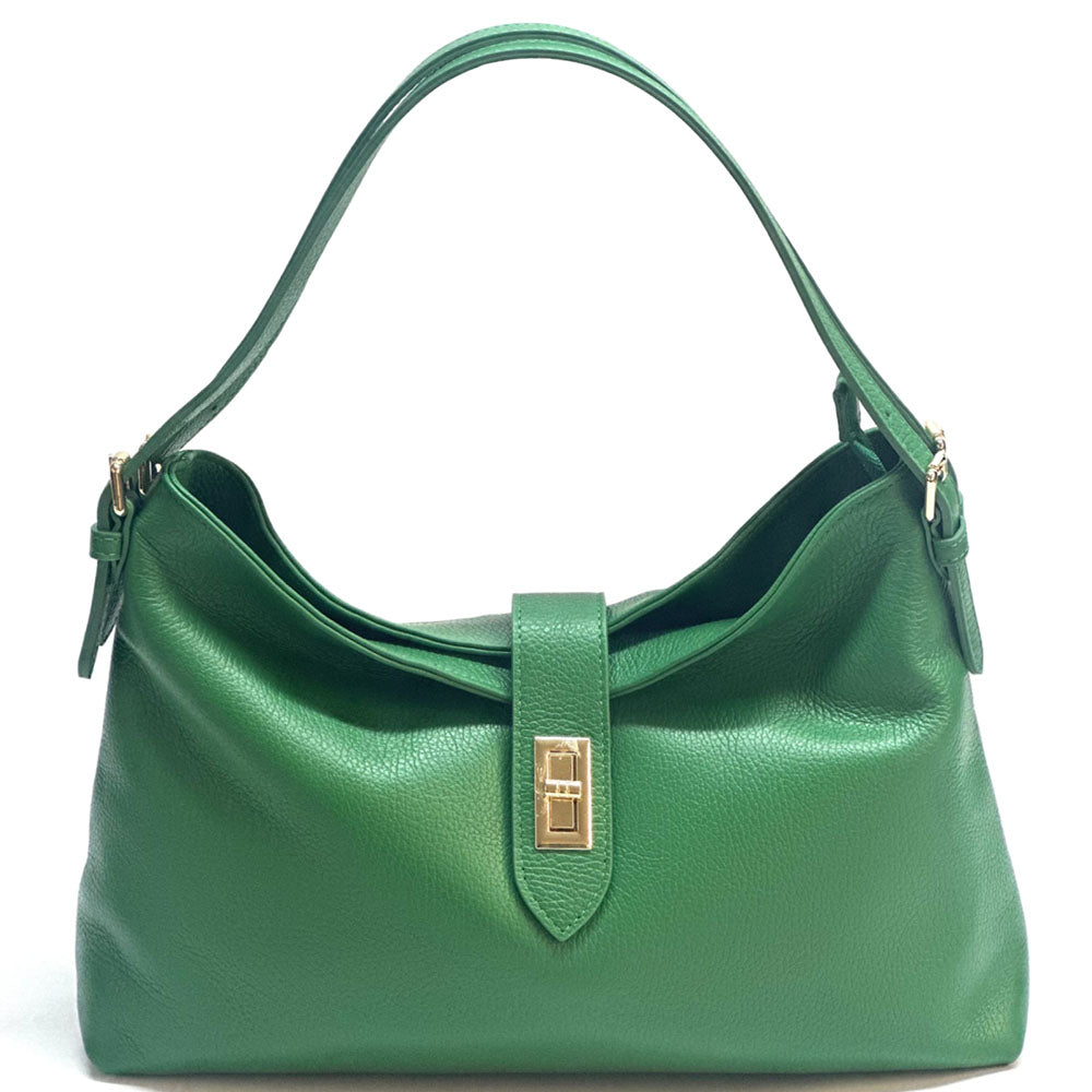 Carmina Leather Shoulder Bag - Made In Italy