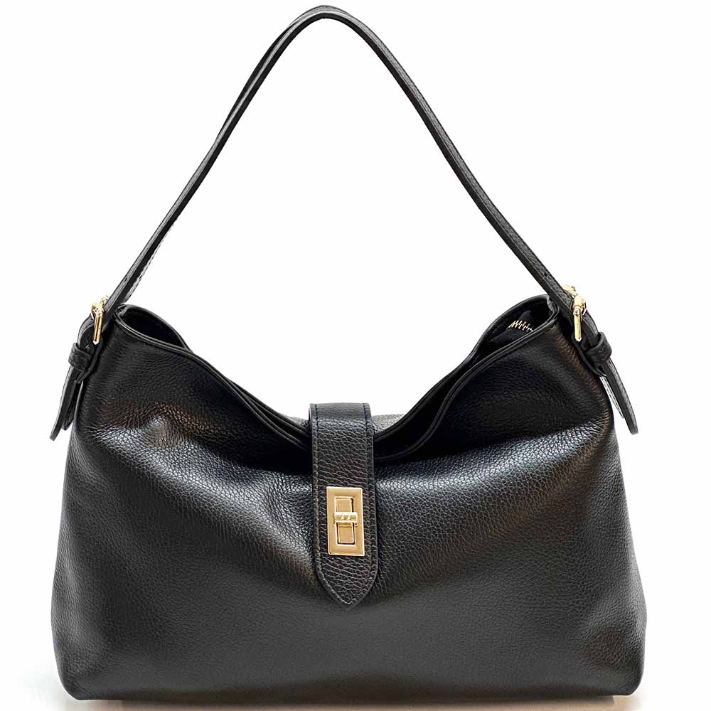 Carmina Leather Shoulder Bag - Made In Italy