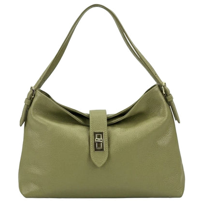Carmina Leather Shoulder Bag - Made In Italy