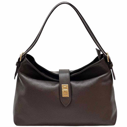 Carmina Leather Shoulder Bag - Made In Italy