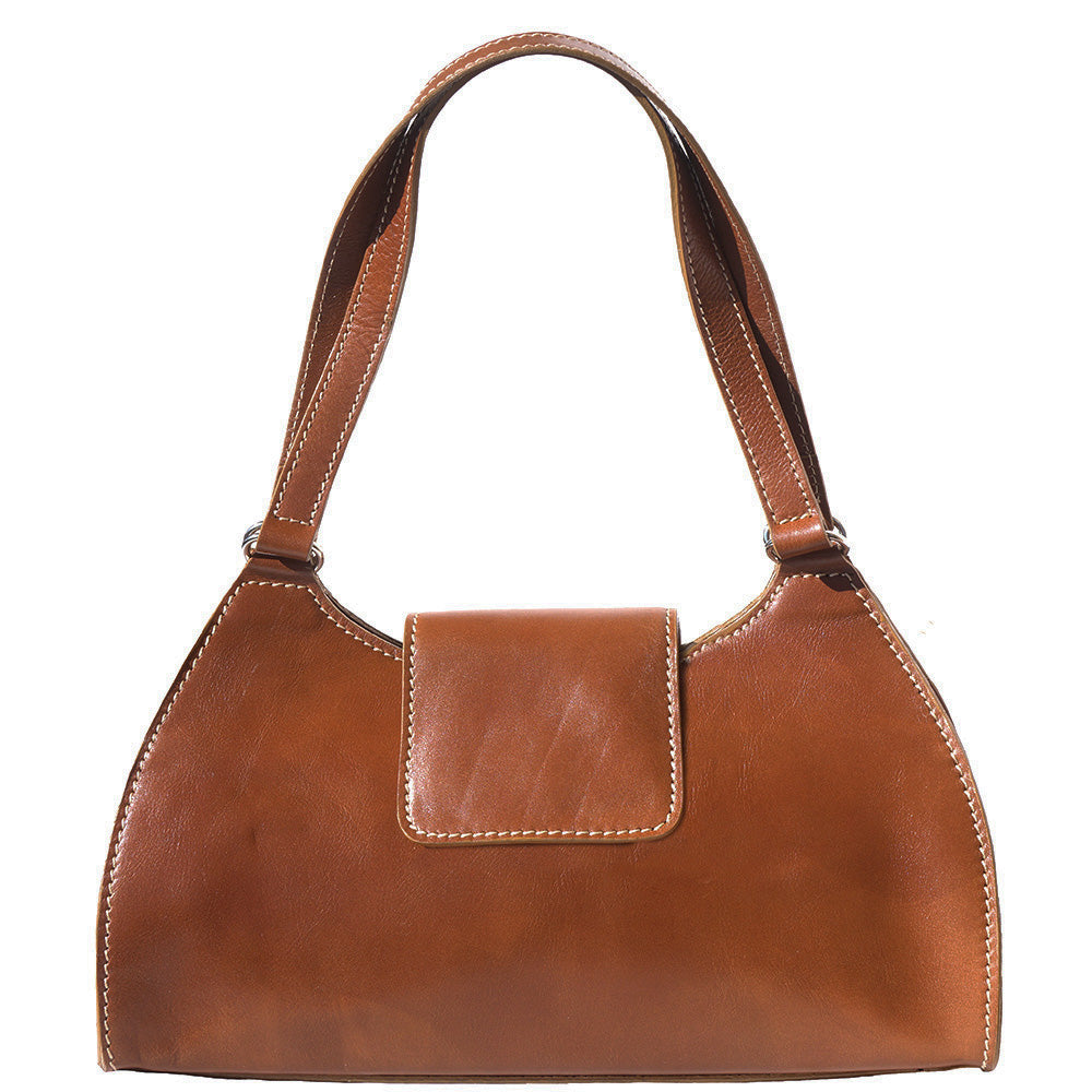 Floriana Leather Handbag - Made In Italy