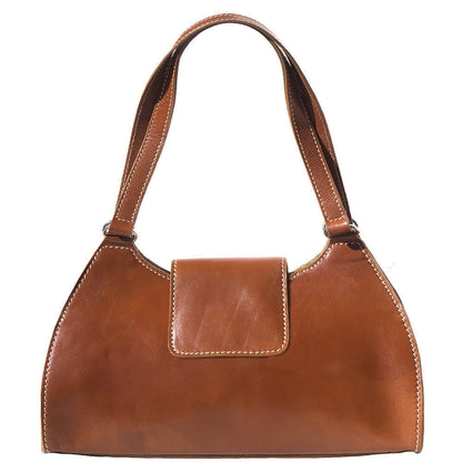 Floriana Leather Handbag - Made In Italy