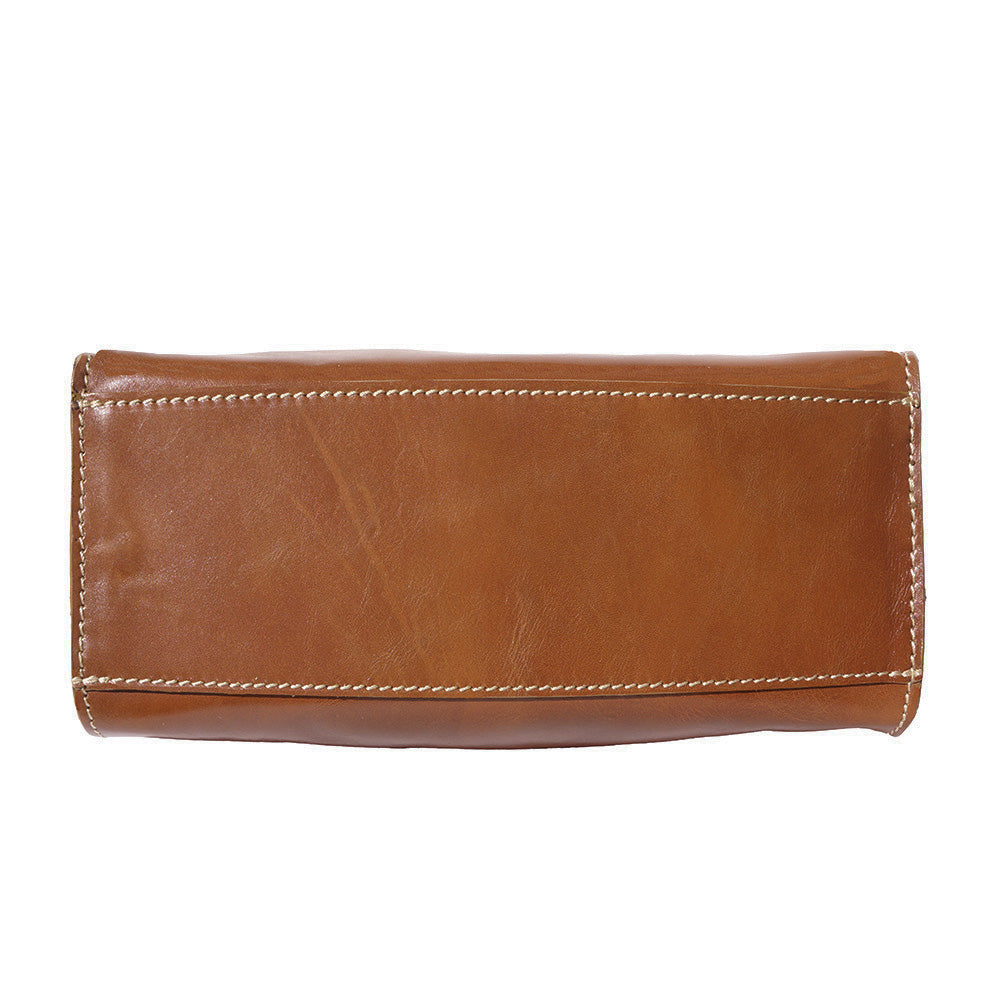 Floriana Leather Handbag - Made In Italy