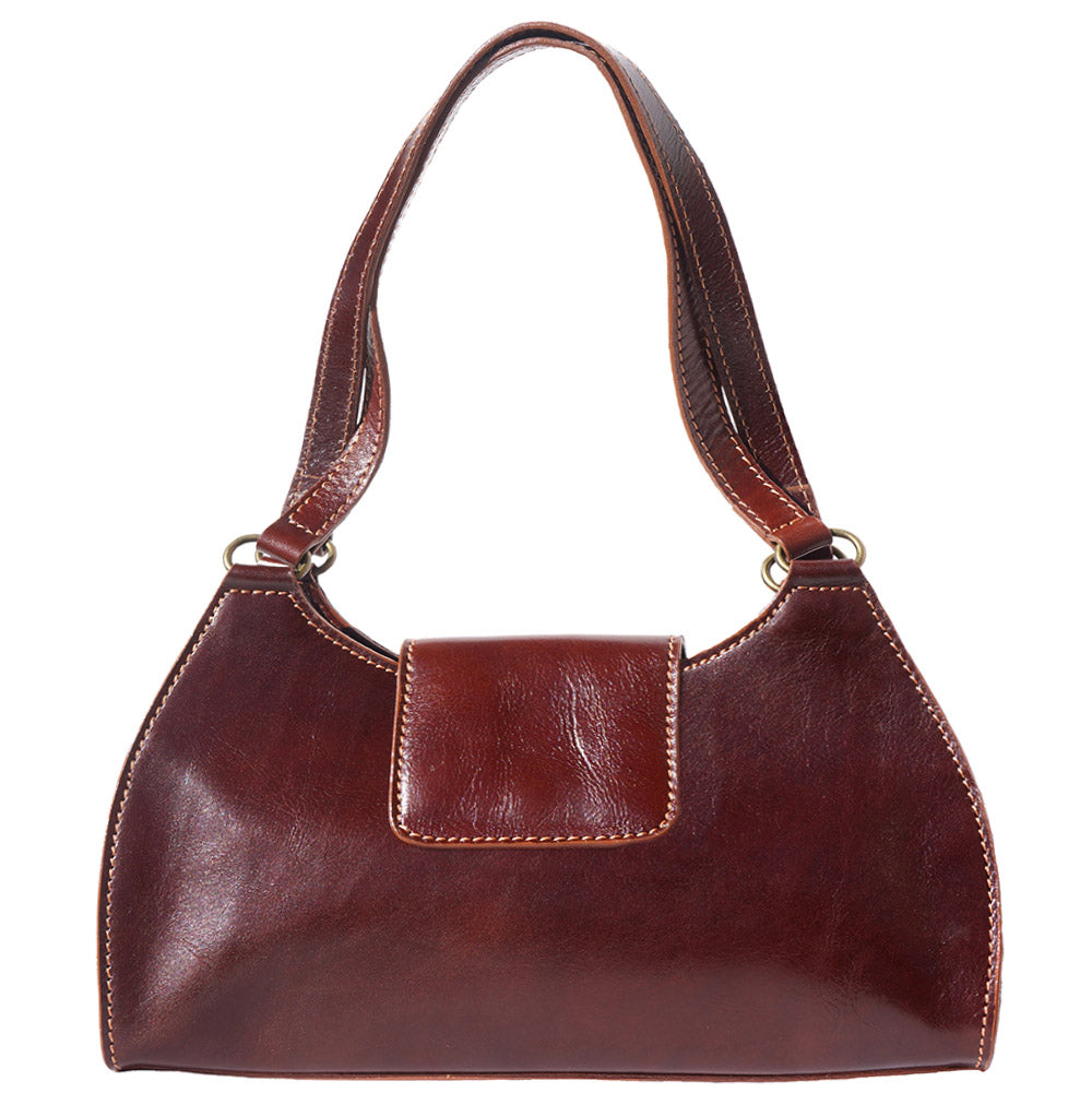 Floriana Leather Handbag - Made In Italy