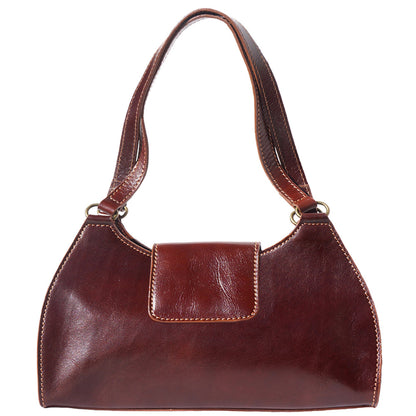 Floriana Leather Handbag - Made In Italy