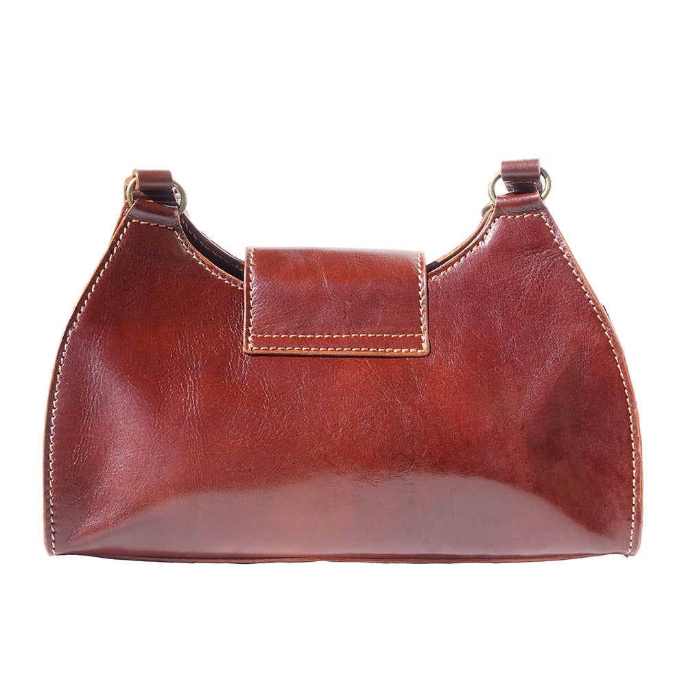Floriana Leather Handbag - Made In Italy