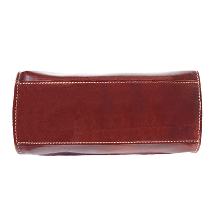 Floriana Leather Handbag - Made In Italy