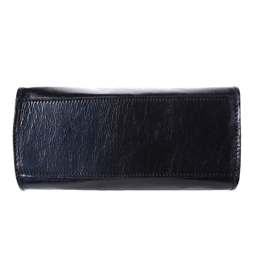 Floriana Leather Handbag - Made In Italy