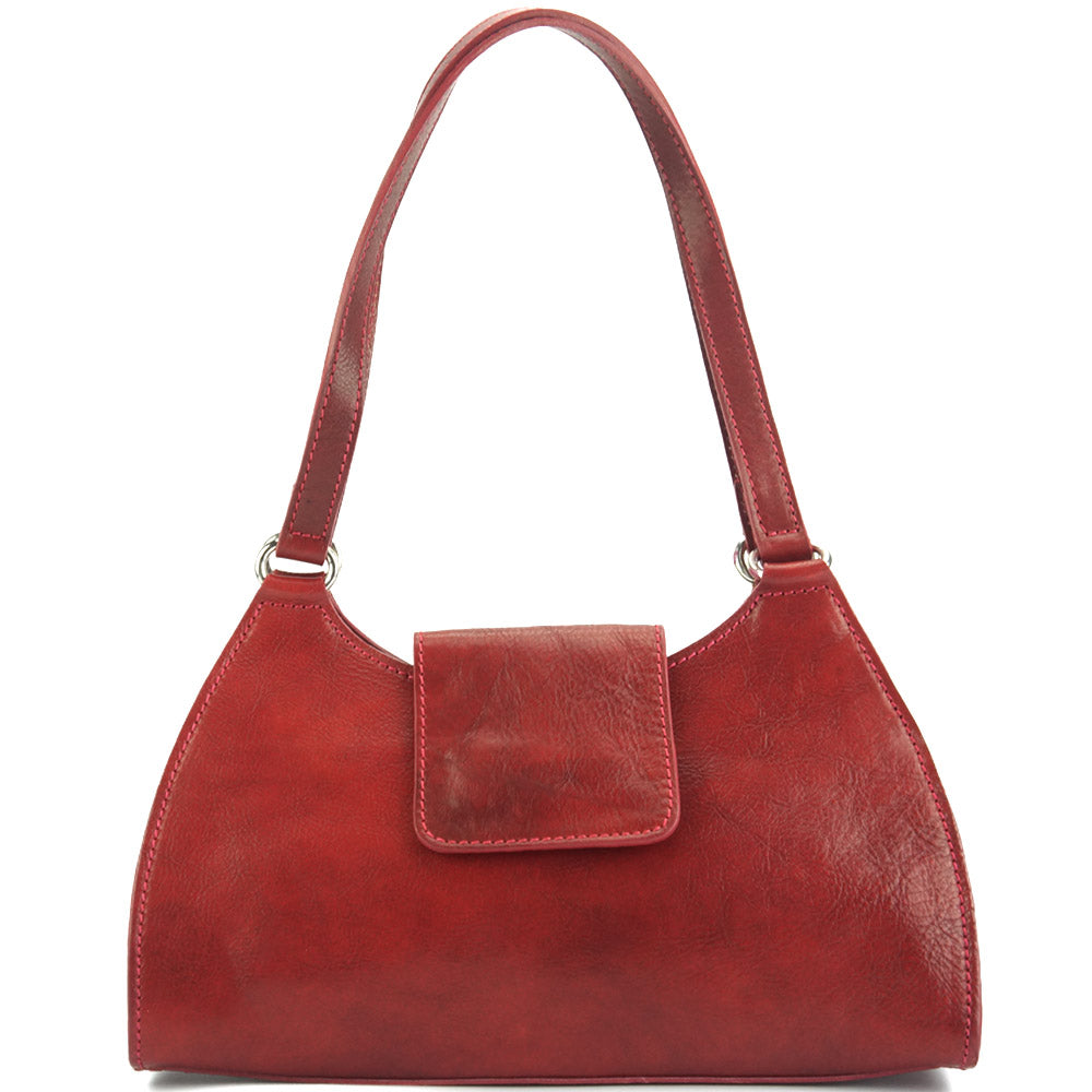 Floriana Leather Handbag - Made In Italy