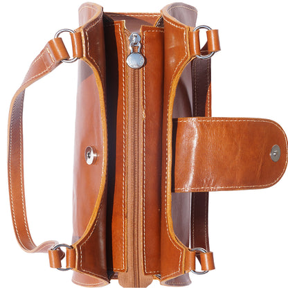 Florina Leather Handbag - Made in Italy