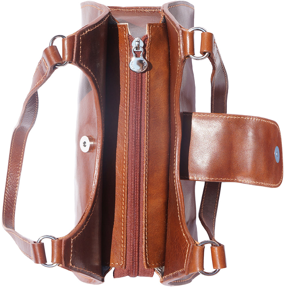 Florina Leather Handbag - Made in Italy