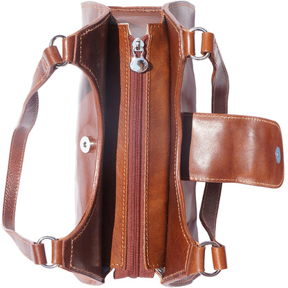 Florina Leather Handbag - Made in Italy