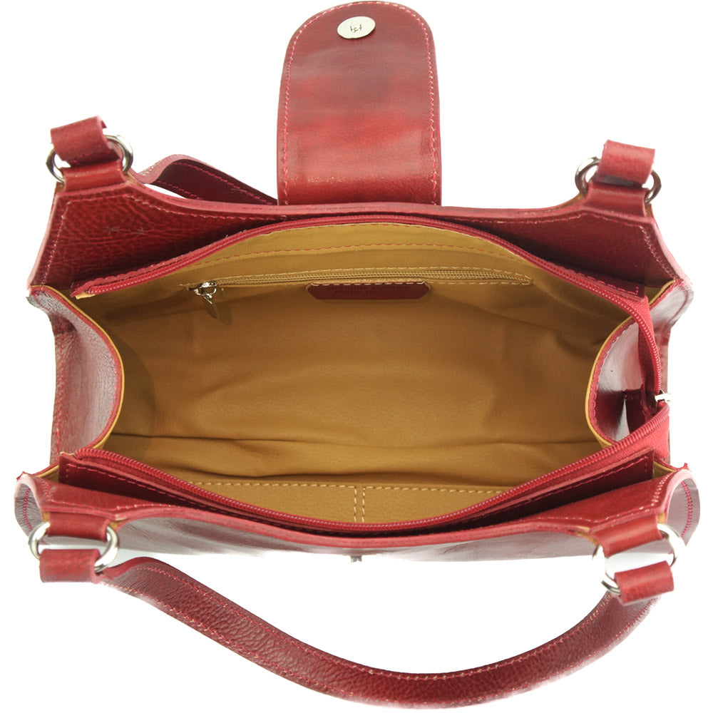 Florina Leather Handbag - Made in Italy